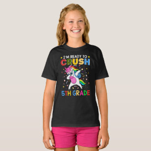 T-shirt Je suis prêt à écraser la 5e année