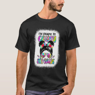 T-shirt Je suis prêt à écraser la fille de la 8e année Mes