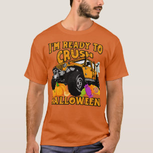 T-shirt Je Suis Prêt À Écraser La Journée D'Halloween 2021