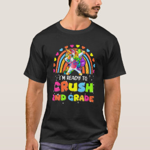 T-shirt Je suis prêt à écraser la licorne arc-en-ciel de 2