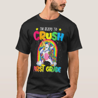 T-shirt Je suis prêt à écraser la licorne de premier nivea