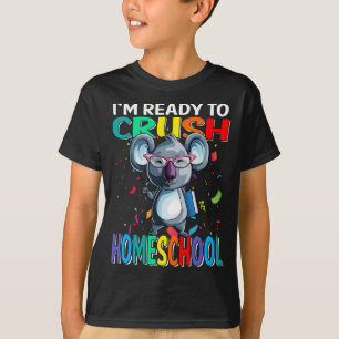 T-shirt Je suis prêt à écraser la maison Koala de retour à