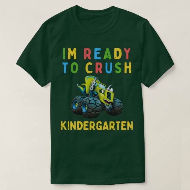 T-shirt Je Suis Prêt À Écraser La Maternelle 39 (Design devant)