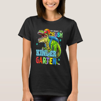 T-shirt Je suis prêt à écraser la maternelle à l'école