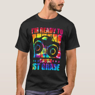T-shirt Je suis prêt à écraser la teinture de camion monst