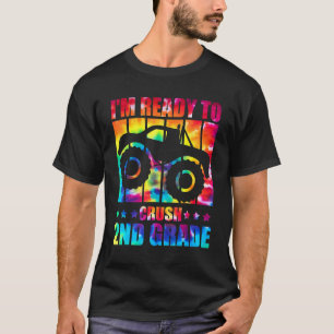 T-shirt Je suis prêt à écraser la teinture de camion monst