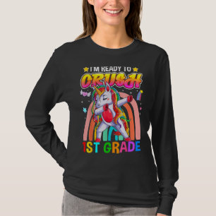 T-shirt Je Suis Prêt À Écraser La Unicorne De 1Ème Année D
