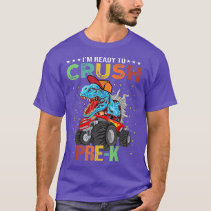 T-shirt Je suis prêt à écraser le camion Monster avant-k D