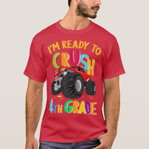 T-shirt Je Suis Prêt À Écraser Le Camion Monster De 4E Ann