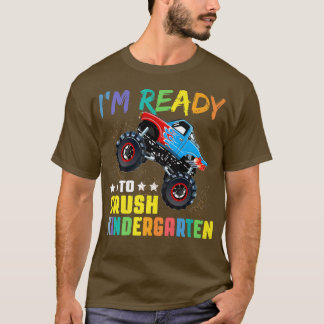 T-shirt Je suis prêt à écraser le camion Monster de jardin