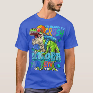T-shirt Je suis prêt à écraser le dinosaure de jardin d'en