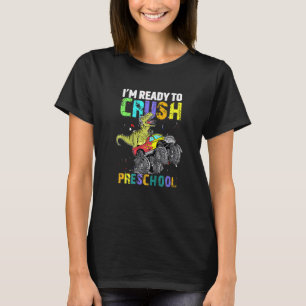 T-shirt Je Suis Prêt À Écraser Le Dinosaure Du Camion Mons