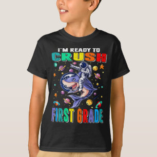 T-shirt Je suis prêt à écraser l'équitation des astronaute