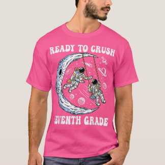T-shirt Je suis prêt à écraser les astronautes de septième