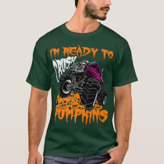 T-shirt Je suis prêt à écraser les Citrouilles pour le cam