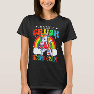T-shirt Je suis prêt à écraser les filles de la licorne de