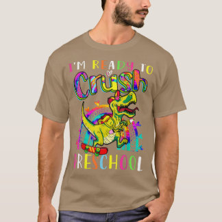 T-shirt Je Suis Prêt À Écraser Les Garçons De L'École Prés