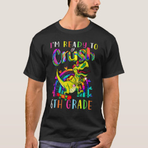 T-shirt Je suis prêt à écraser les garçons Dinosaures de 6