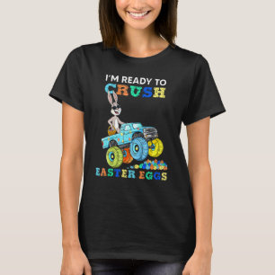 T-shirt Je Suis Prêt À Écraser Les Oeufs De Pâques Rabbit 