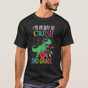 T-shirt Je suis prêt à écraser Rex Green Dino Holdin 3e an