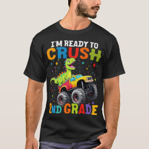 T-shirt Je suis prêt à écraser un camion monstre de 2e ann