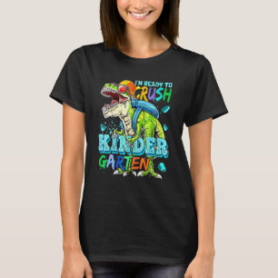 T-shirt Je suis prêt à me précipiter à la maternelle  Dino