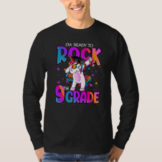 T-shirt Je suis prêt à mettre la licorne de 9e année à l'é
