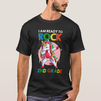 T-shirt Je Suis Prêt À Remonter La Unicorne De 2E Année À 