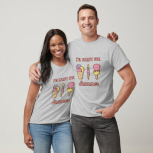 T-shirt Je suis prêt pour la glace drôle d'été