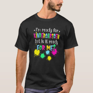 T-shirt Je suis prêt pour la maternelle Enfants Parents En