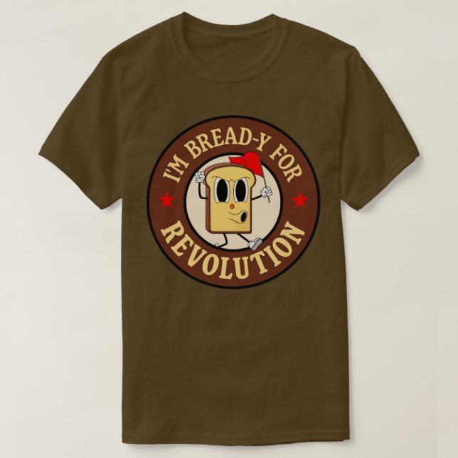 T-shirt Je Suis Prêt Pour La Révolution Drôle Jeu D'Aile G (Design devant)