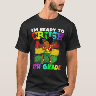 T-shirt Je suis prête à écraser la 4ème année fille Dabbin