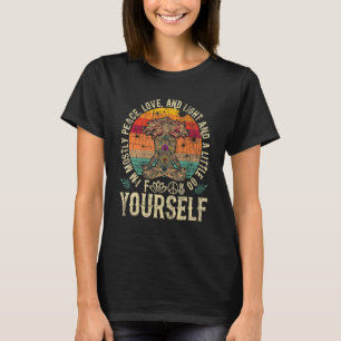 T-shirt Je suis principalement Peace Love and Light - Reik