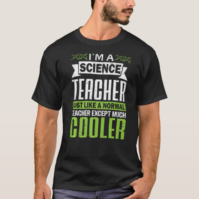 T-shirt Je suis professeur de sciences, mais beaucoup de G (Devant)