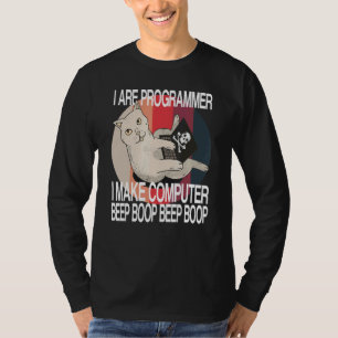 T-shirt Je Suis Programmeur Informatique Cat Software Deve