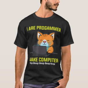 T-shirt Je Suis Programmeur Je Fabrique Ordinateur Beep Bo