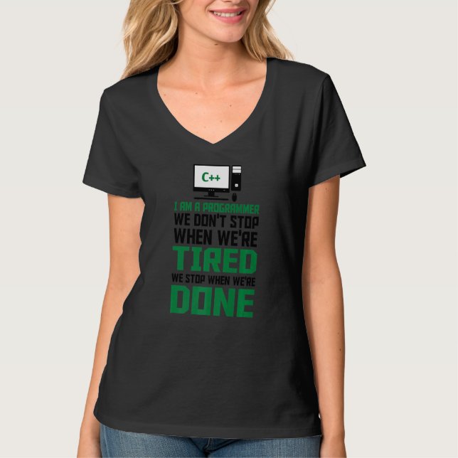 T-shirt Je suis Programmeur J'écris Code Informaticien A (Devant)