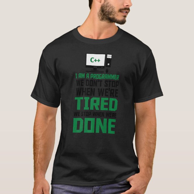T-shirt Je suis Programmeur J'écris Code Informaticien A (Devant)