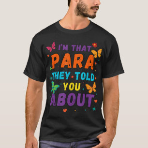 T-shirt Je Suis Que Para On Vous A Averti De Disgne