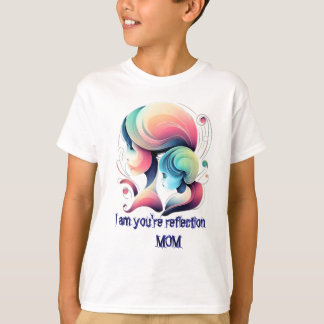 T-shirt Je suis que tu es le reflet de MOM