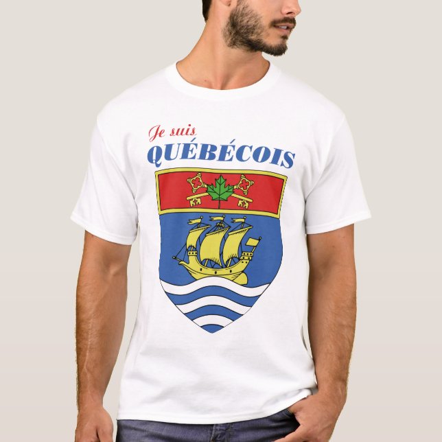 T-shirt Je suis Quebecois (Devant)
