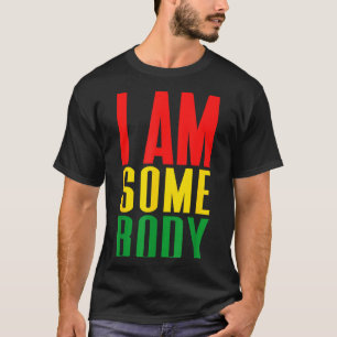 T-shirt Je suis quelqu'un affirmation positive rétro