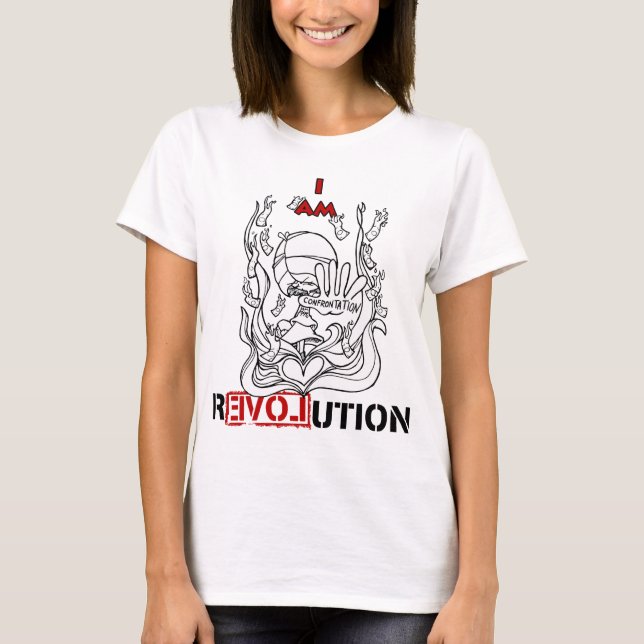 T-SHIRT JE SUIS… R (EVOL) UTION (Devant)