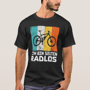T-shirt Je suis rarement moto sans vélo drôle moto roue mo