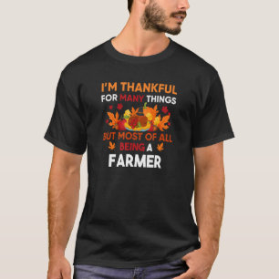 T-shirt Je suis reconnaissant de beaucoup de choses, la pl