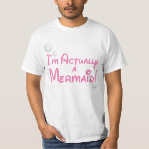 T-shirt Je suis réellement une conception de sirène