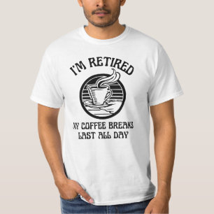 T-shirt Je suis retraité   Devis de retraite amusant