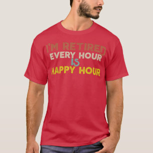 T-shirt Je Suis Retraité Tous Les Jours Est Samedi Drôle M