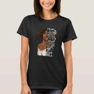 T-shirt Je suis Rue Black Girl Avril Anniversaire Fête des