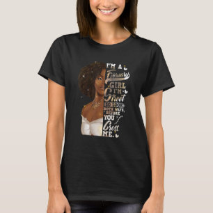 T-shirt Je suis Rue Black Girl Février Anniversaire Mère D